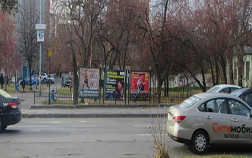 Афишный стенд ул. Белореченская — ул. Посадская, стороны А1-А4