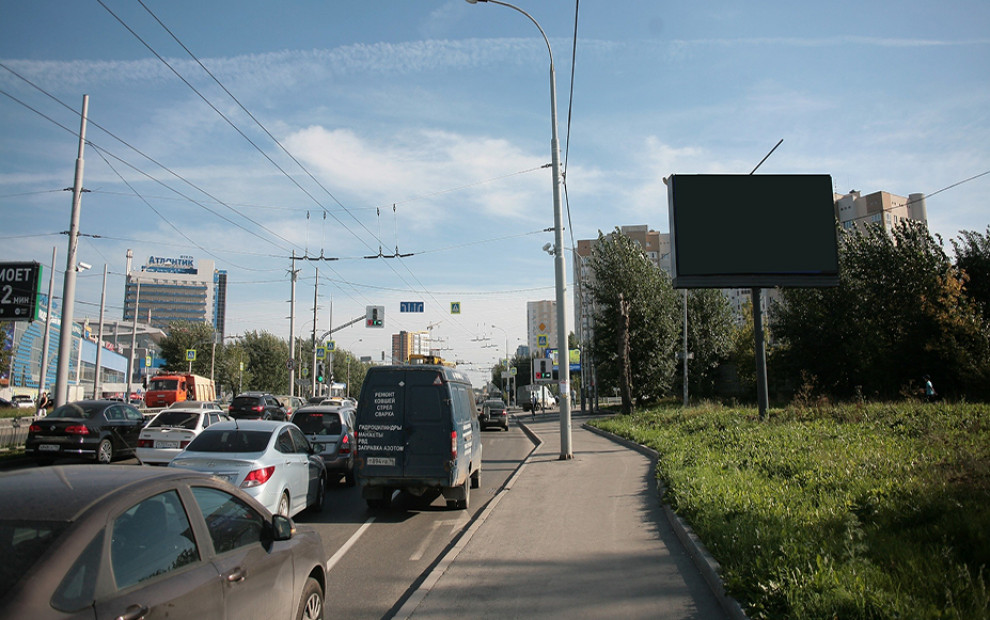 Цифровой билборд ул. Щербакова, 1А, сторона А