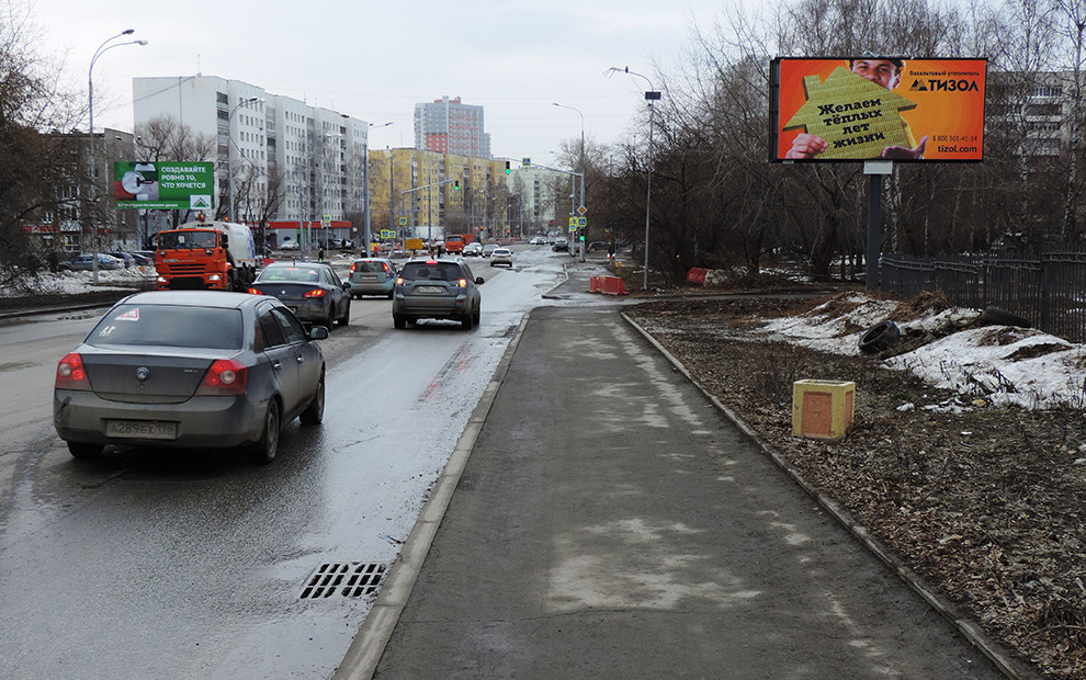 Цифровой билборд ул. Шефская, 62, сторона А