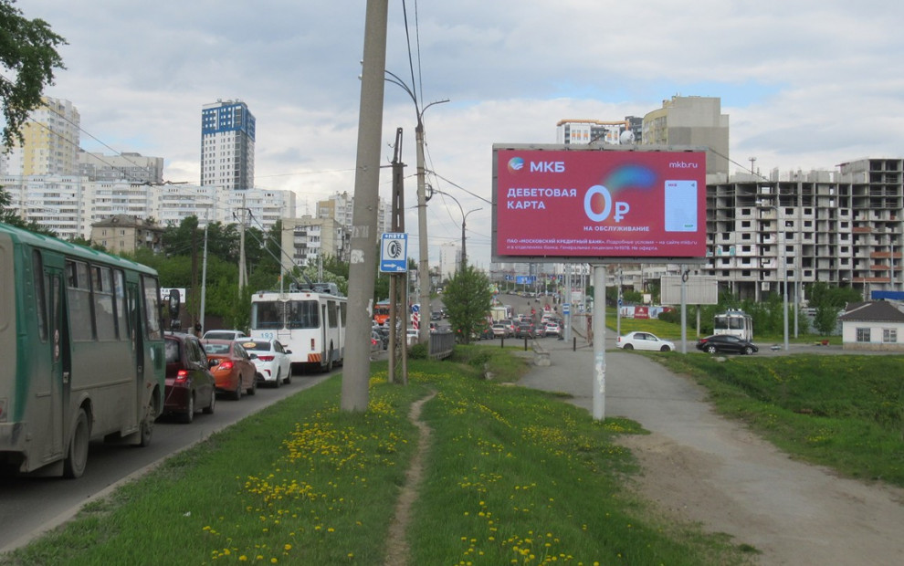 Цифровой билборд ул. ​Щербакова, 60А — ул. Зимняя (река Патрушиха), сторона А1-А12
